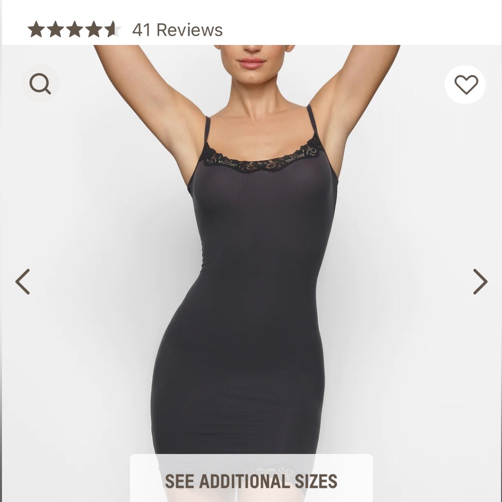 Skims slip dress. Small in black